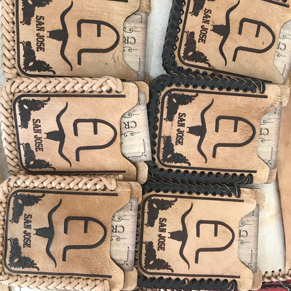 Western personalized money clips